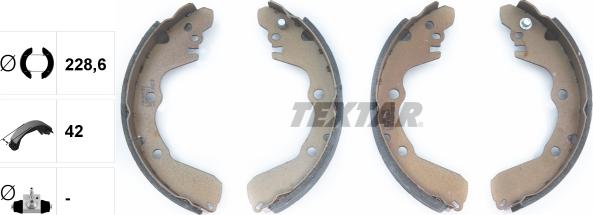 Textar 91047500 - Kit freno, freni a tamburo www.autoricambit.com