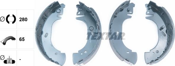 Textar 91054500 - Kit freno, freni a tamburo www.autoricambit.com