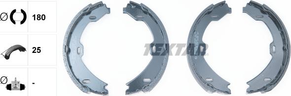 Textar 91058900 - Kit ganasce, Freno stazionamento www.autoricambit.com