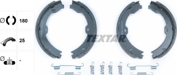 Textar 91058800 - Kit ganasce, Freno stazionamento www.autoricambit.com