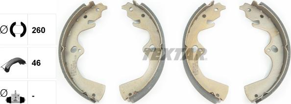 Textar 91064100 - Kit freno, freni a tamburo www.autoricambit.com