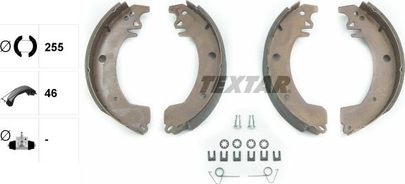 Textar 91064300 - Kit freno, freni a tamburo www.autoricambit.com