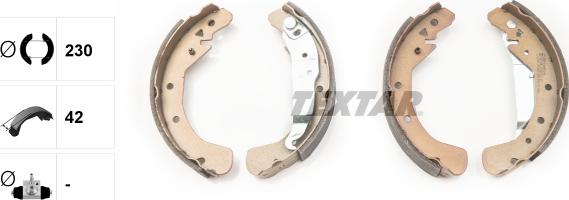 Textar 91060100 - Kit freno, freni a tamburo www.autoricambit.com