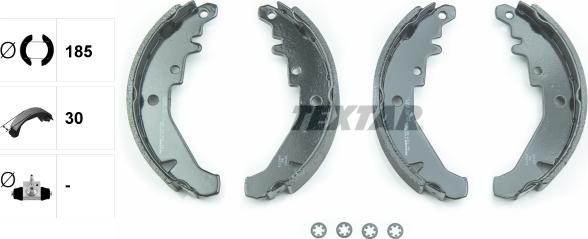 Textar 91061500 - Kit freno, freni a tamburo www.autoricambit.com