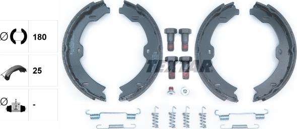 Textar 91067000 - Kit ganasce, Freno stazionamento www.autoricambit.com