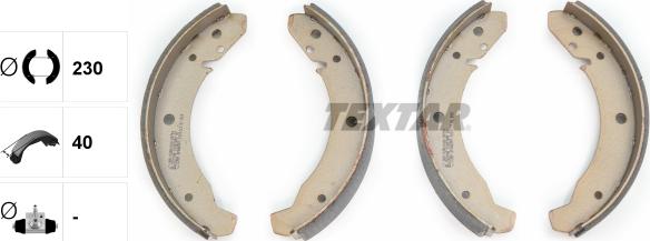 Textar 91007800 - Kit freno, freni a tamburo www.autoricambit.com