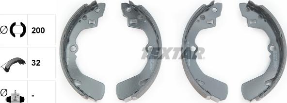 Textar 91039001 - Kit freno, freni a tamburo www.autoricambit.com