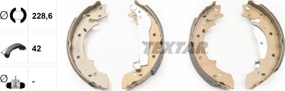 Textar 91033800 - Kit freno, freni a tamburo www.autoricambit.com