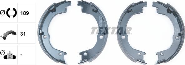 Textar 91079600 - Kit ganasce, Freno stazionamento www.autoricambit.com