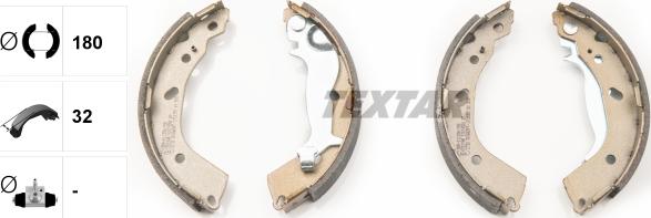 Textar 91074500 - Kit freno, freni a tamburo www.autoricambit.com