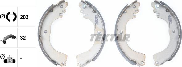 Textar 91078800 - Kit freno, freni a tamburo www.autoricambit.com