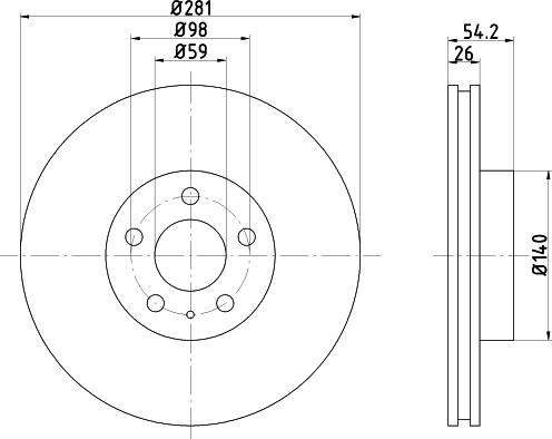 Textar 92069400 - Discofreno www.autoricambit.com