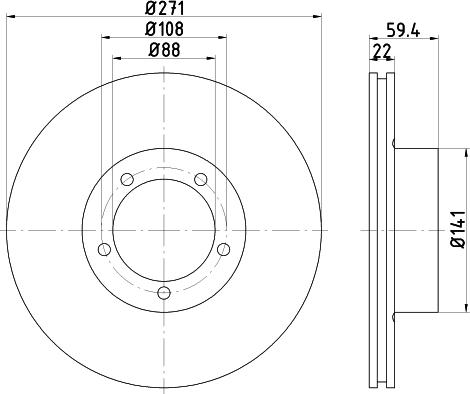 Textar 92005700 - Discofreno www.autoricambit.com