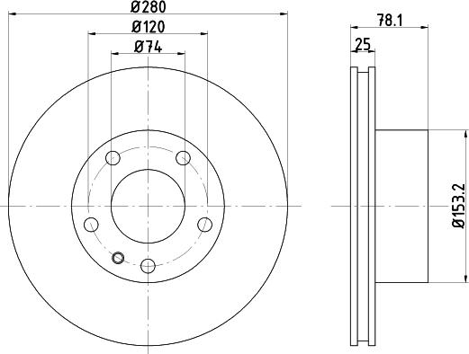 Textar 92025500 - Discofreno www.autoricambit.com