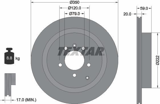 Textar 92147705 - Discofreno www.autoricambit.com