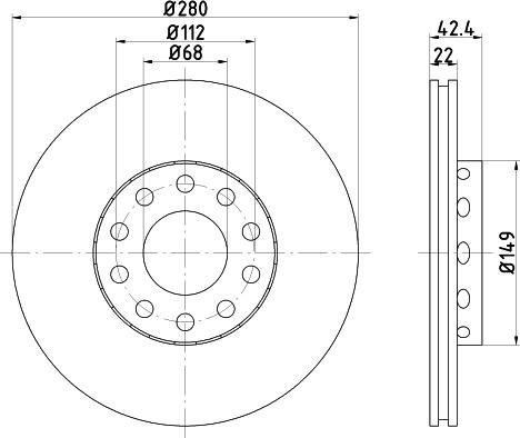 Textar 92122300 - Discofreno www.autoricambit.com