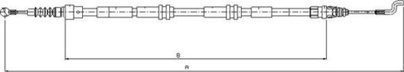 Textar 44046500 - Cavo comando, Freno stazionamento www.autoricambit.com