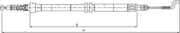 Textar 44004400 - Cavo comando, Freno stazionamento www.autoricambit.com