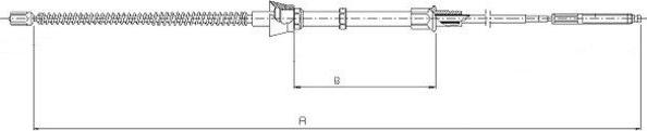 Textar 44004300 - Cavo comando, Freno stazionamento www.autoricambit.com