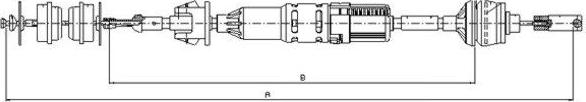 Textar 58010600 - Cavo comando, Comando frizione www.autoricambit.com