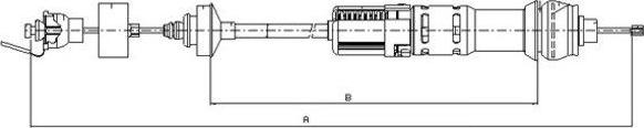 Textar 58010200 - Cavo comando, Comando frizione www.autoricambit.com