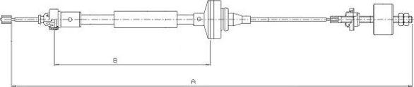 Textar 58013900 - Cavo comando, Comando frizione www.autoricambit.com