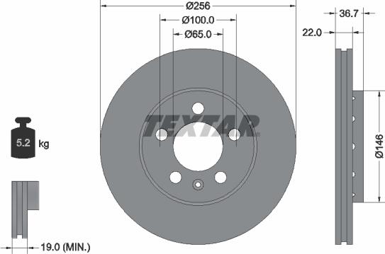 Textar 89005300 - Kit freno, Freno a disco www.autoricambit.com