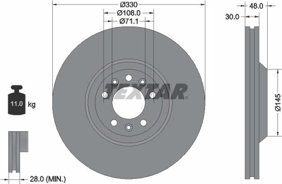 Textar 89008600 - Kit freno, Freno a disco www.autoricambit.com