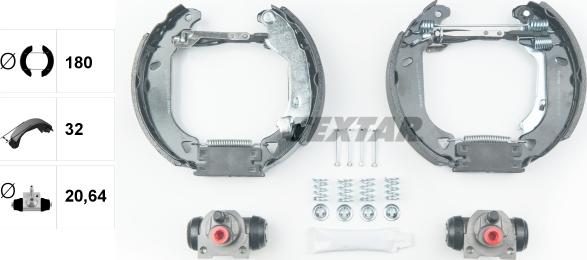 Textar 84049103 - Kit freno, freni a tamburo www.autoricambit.com