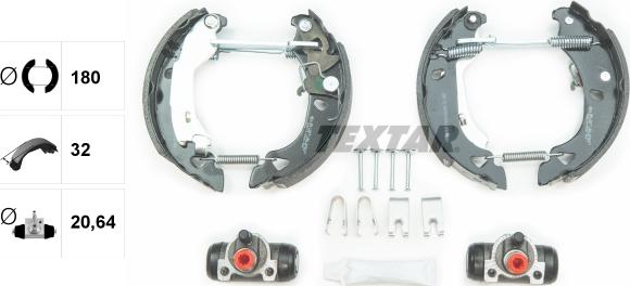 Textar 84049200 - Kit freno, freni a tamburo www.autoricambit.com