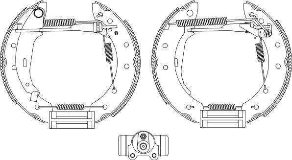 Textar 84048005 - Kit freno, freni a tamburo www.autoricambit.com