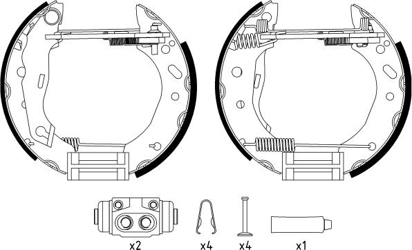 Textar 84048800 - Kit freno, freni a tamburo www.autoricambit.com