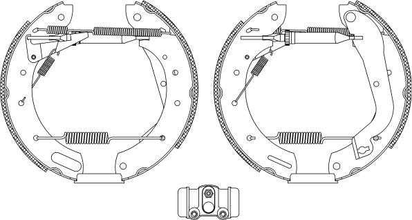 Textar 84055800 - Kit freno, freni a tamburo www.autoricambit.com