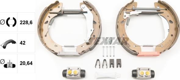 Textar 84055200 - Kit freno, freni a tamburo www.autoricambit.com