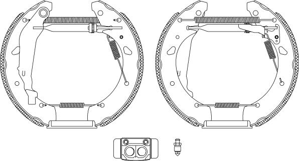 Textar 84055200 - Kit freno, freni a tamburo www.autoricambit.com