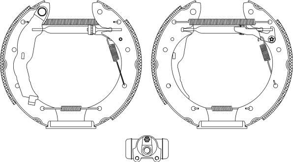 Textar 84050000 - Kit freno, freni a tamburo www.autoricambit.com