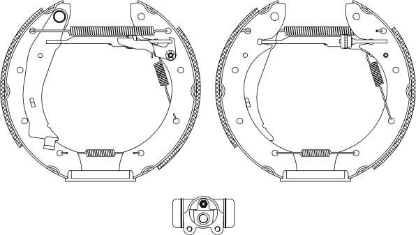 Textar 84053900 - Kit freno, freni a tamburo www.autoricambit.com