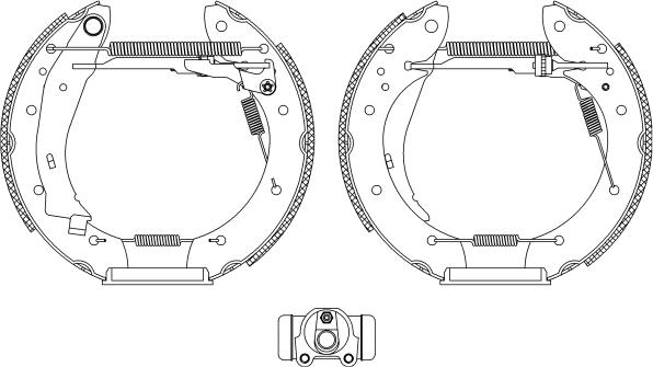 Textar 84053901 - Kit freno, freni a tamburo www.autoricambit.com