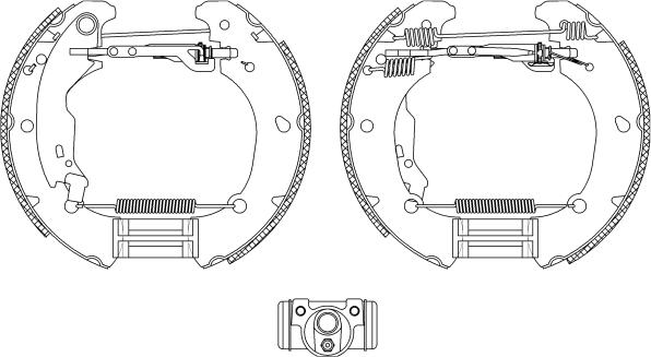 Textar 84053600 - Kit freno, freni a tamburo www.autoricambit.com