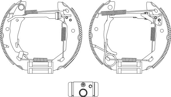 Textar 84053001 - Kit freno, freni a tamburo www.autoricambit.com