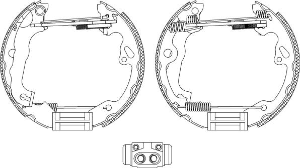 Textar 84052500 - Kit freno, freni a tamburo www.autoricambit.com