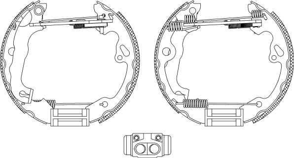 Textar 84052502 - Kit freno, freni a tamburo www.autoricambit.com