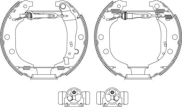 Textar 84052600 - Kit freno, freni a tamburo www.autoricambit.com