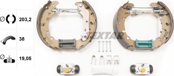 Textar 84057300 - Kit freno, freni a tamburo www.autoricambit.com