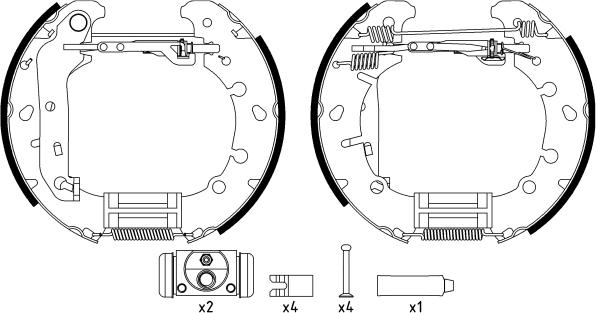 Textar 84057301 - Kit freno, freni a tamburo www.autoricambit.com