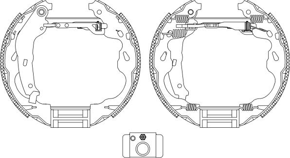 Textar 84064502 - Kit freno, freni a tamburo www.autoricambit.com