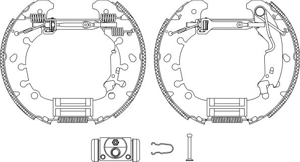 Textar 84065300 - Kit freno, freni a tamburo www.autoricambit.com