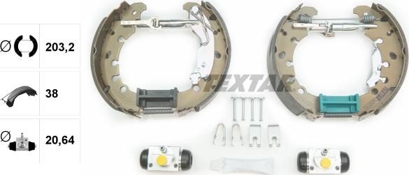 Textar 84065301 - Kit freno, freni a tamburo www.autoricambit.com