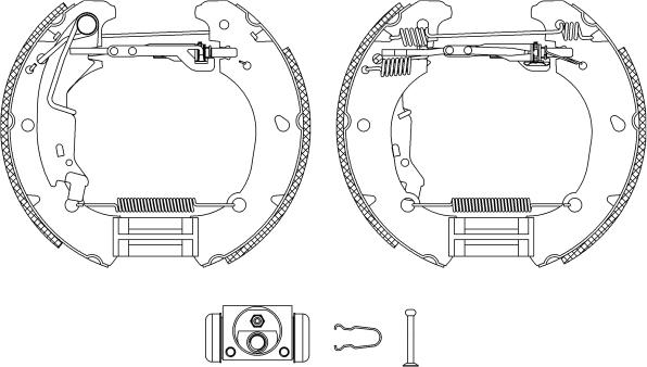 Textar 84061100 - Kit freno, freni a tamburo www.autoricambit.com