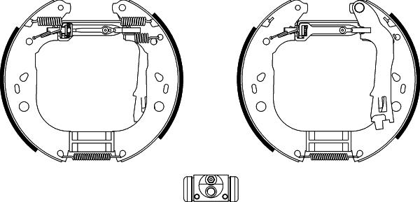 Textar 84062001 - Kit freno, freni a tamburo www.autoricambit.com